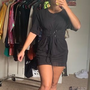 Black Laced Up Dress🖤